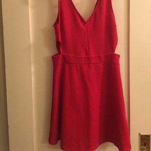 Pink Strapless Dress